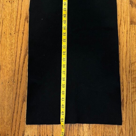 A&F Long Sleeve Cutout Midi Sweater Dress - Black - Picture 8 of 9